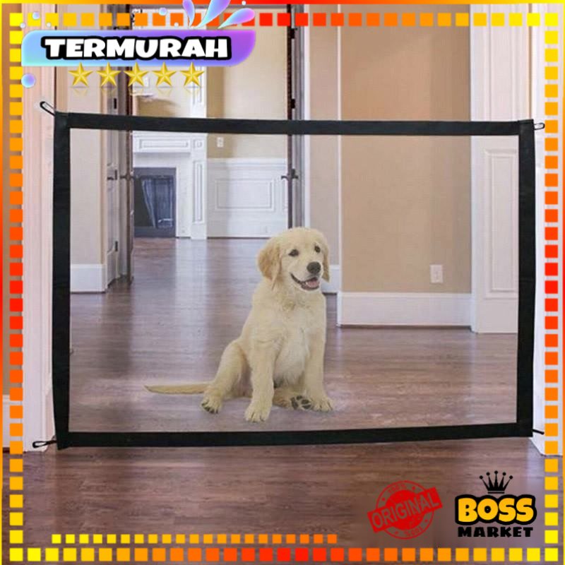 Pagar Penghalang Binatang  Peliharaan Anjing Kucing Pagar Jaring Pembatas Dog Fence Cat Pet