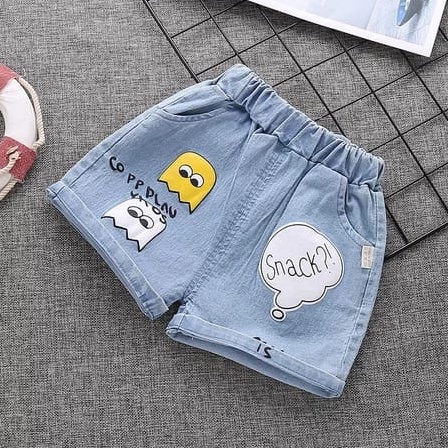 Hotpants anak perempuan import umur 2th -6th celana jeans pendek anak cewek celana mutiara jins pend