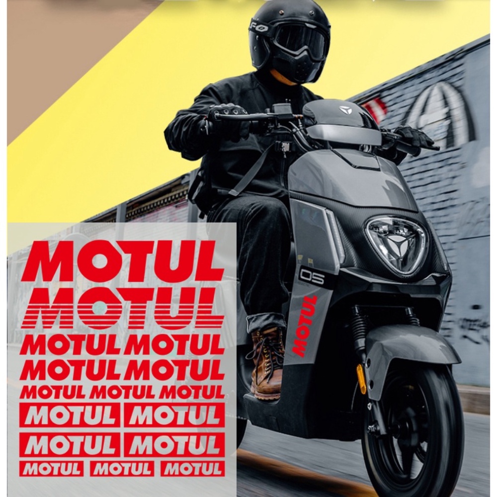 Motul Sponsor Motorcross Decals Universal Mobil/Motor Pribadi Dekoratif Tahan Air Stiker