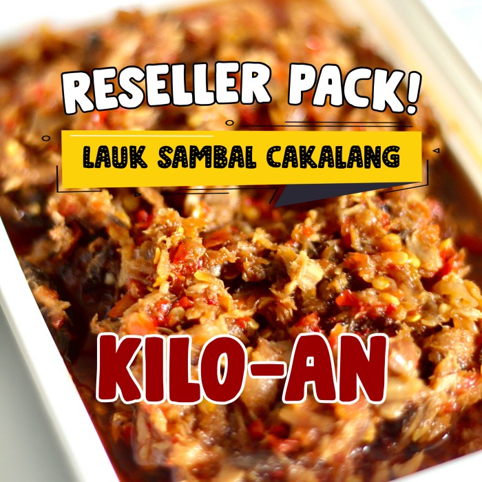 

Best Seller [COD] Reseller Pack/Kiloan - Lauk Sambal Ikan Cakalang - 2KG