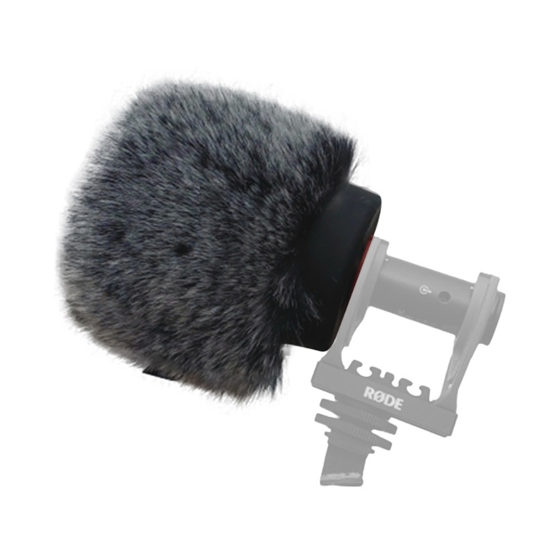 Zzz Untuk Rode Videomic Go II Microphone Windscreen Penutup Bulu Buatan Windshield