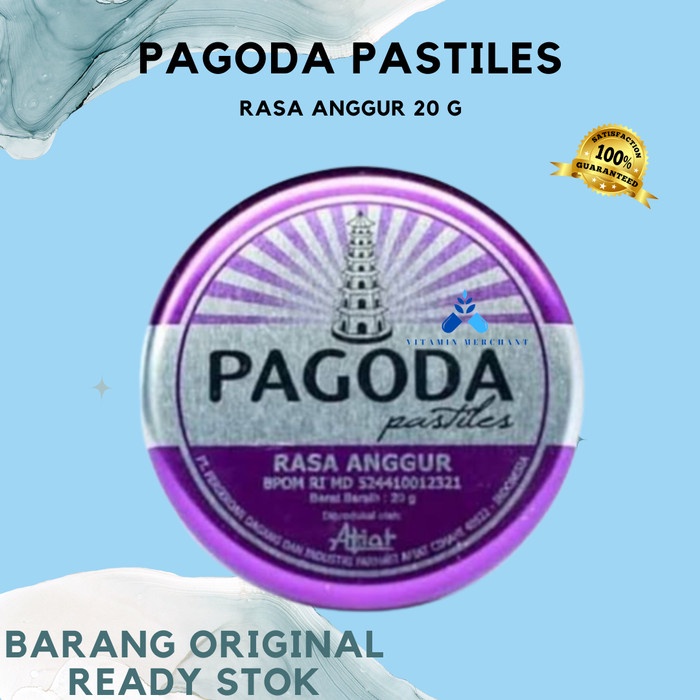 

Permen Pagoda pastiles ANGGUR 20 gram