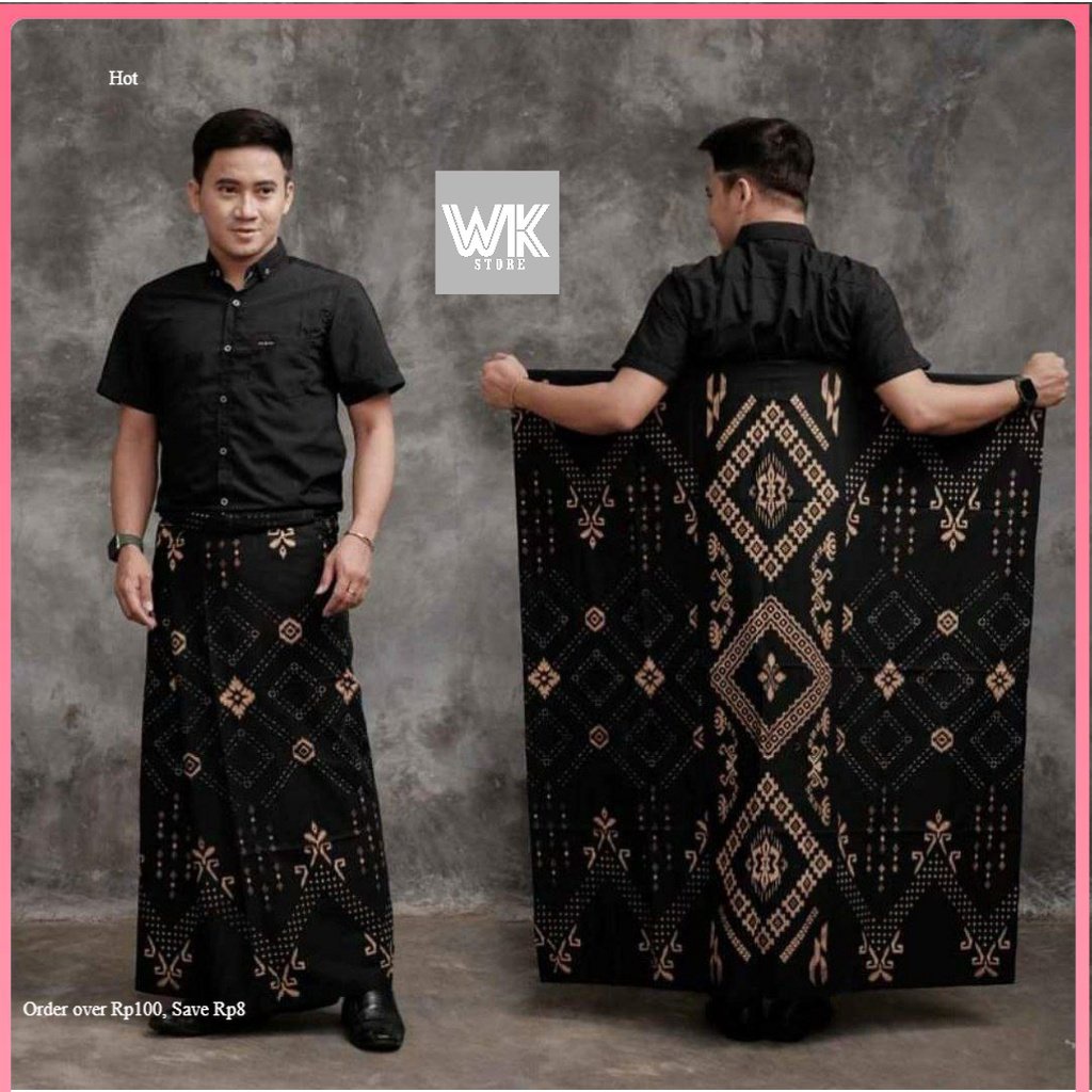 Sarung Balimun - Wkstore Exclusive - Sarung Cabutan Santri Dewasa - Sarung Batik Palaikat