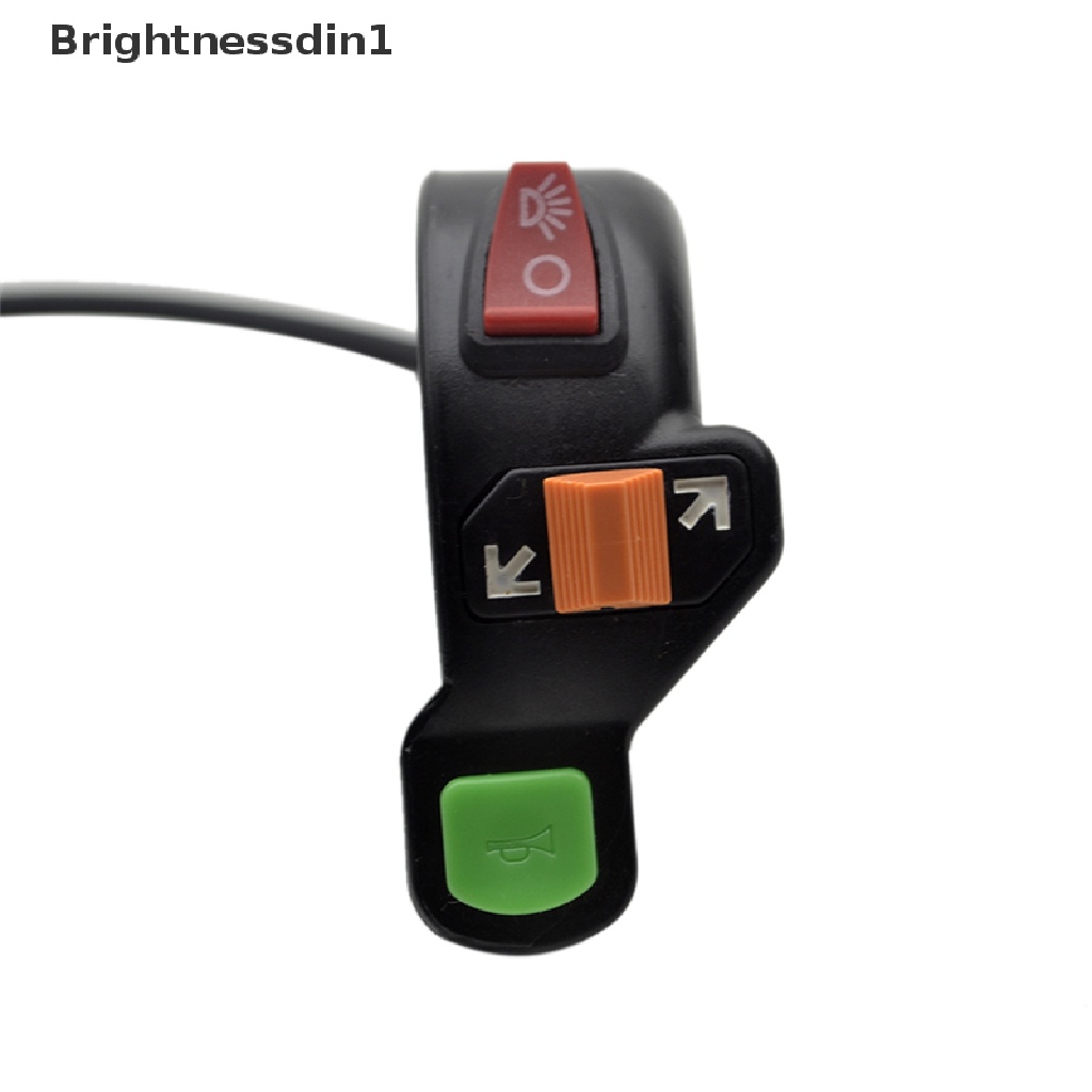 [Brightnessdin1] Universal 7per8 ''Motor ATV Sepeda Klakson Start On Off Tombol Kill Switch Butik