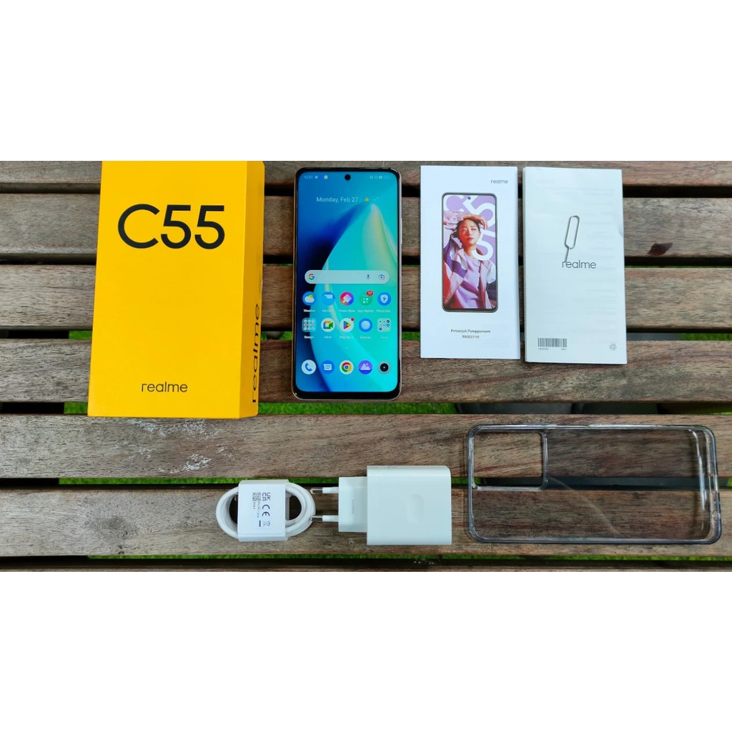Realme C55 NFC 6/128 &amp; 8/256 GB Smartphone Handphone Android BNIB Garansi Resmi Realme 1 tahun