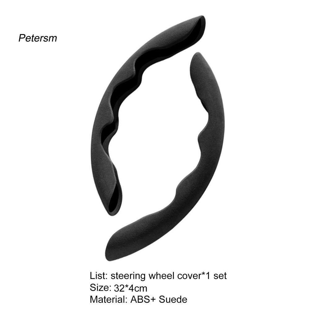 Pp 1set Sarung Setir Nyaman Pelindung Untuk Kendaraan Touch Halus Penutup Setir Mobil Bernapas