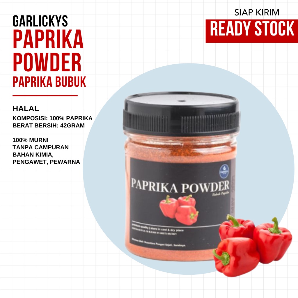 Paprika Powder / Paprika Bubuk Powder / Red Pepper Powder