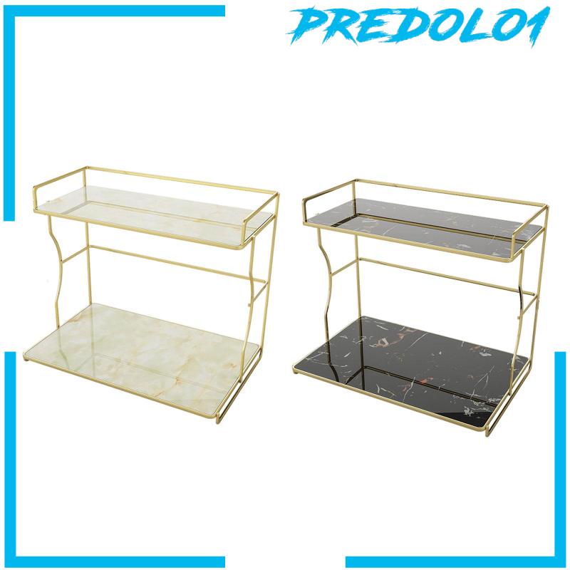 [Predolo1] Meja Kamar Mandi 2tingkat Organizer Vanity Tray Home Decor Nampan Saji