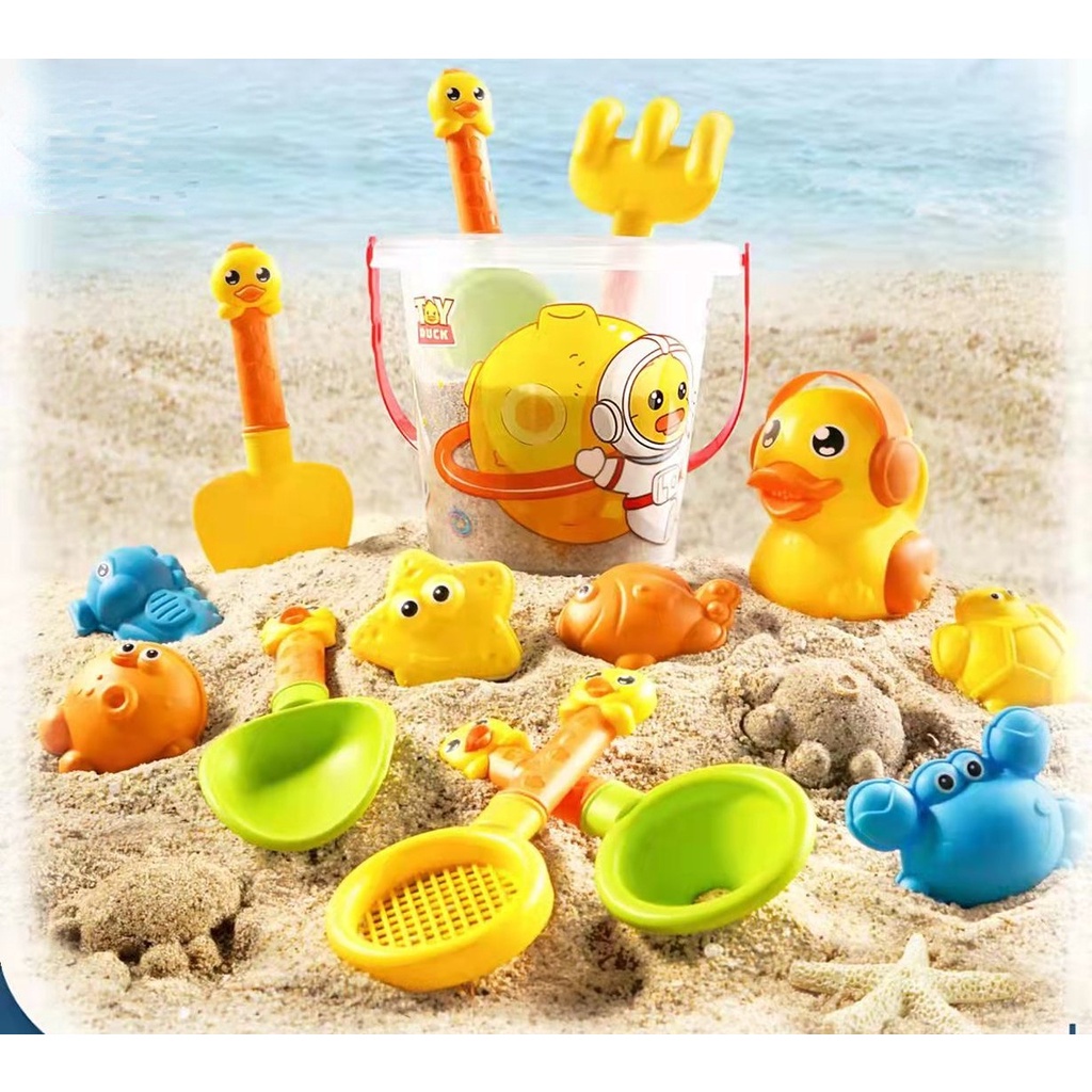 Piece Set Mainan Pantai Anak Ember Bermain Bayi Dengan Alat Pengerukan Pasir Air Sekop Beach Bucket Bermain Dengan Air