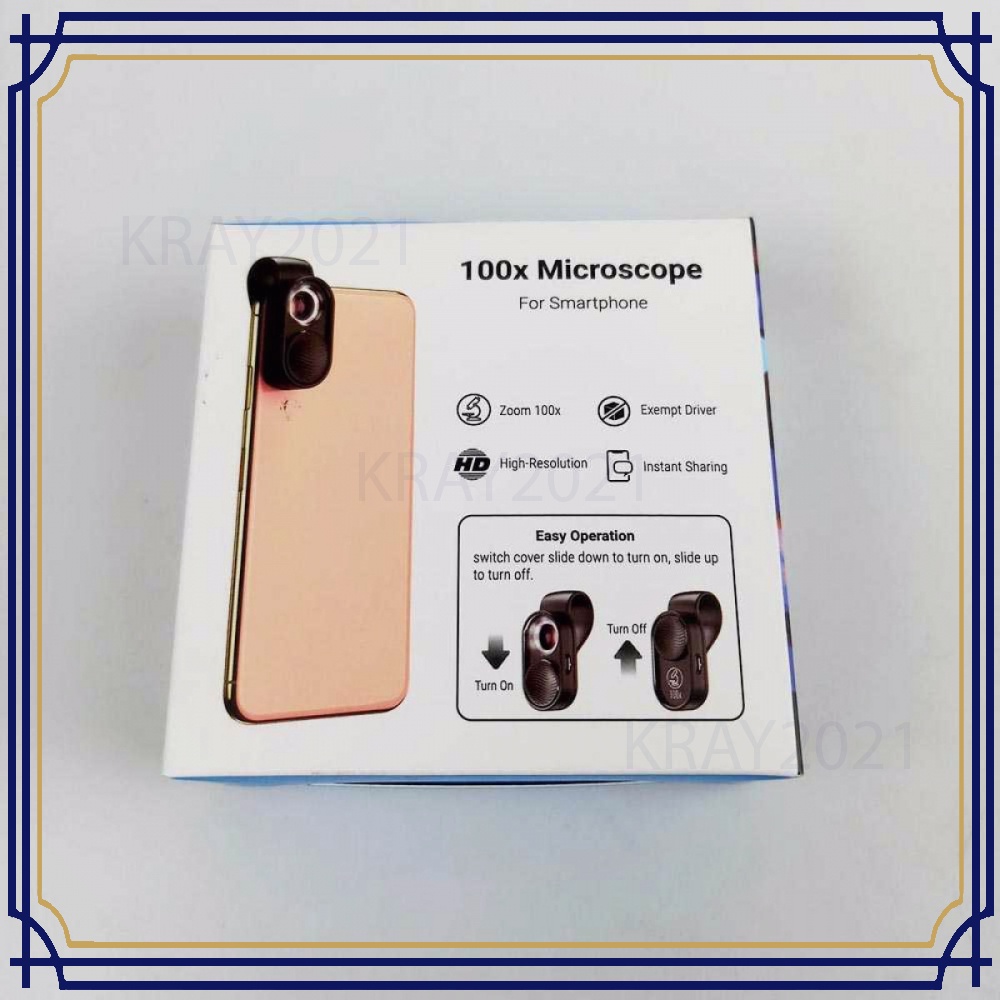 Lensa Kamera Smartphone Mikro 100x with Clip -SP368