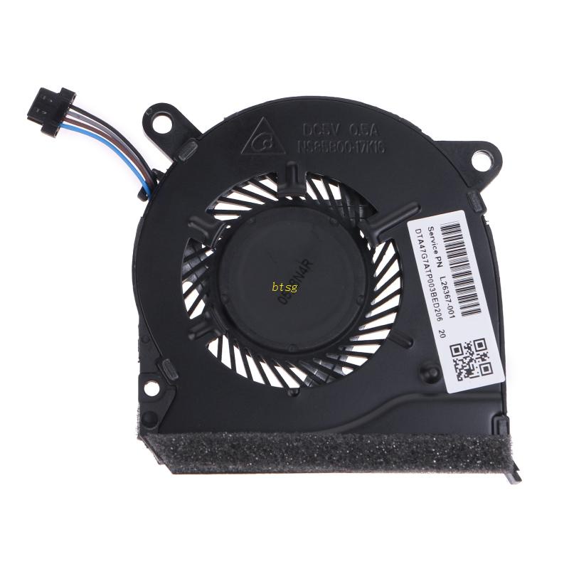 Bt Laptop Radiator 5V 0.5A 4pin 4-kabel CPU Cooling Fan Tenang Notebook Pendingin Untuk HP 14-CE Series Fan L26367-001