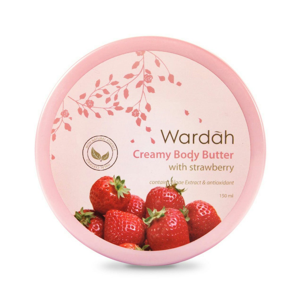 Wardah Creamy Body Butter 50 ml - Membantu melembabkan dan melembutkan kulit tangan &amp; badan