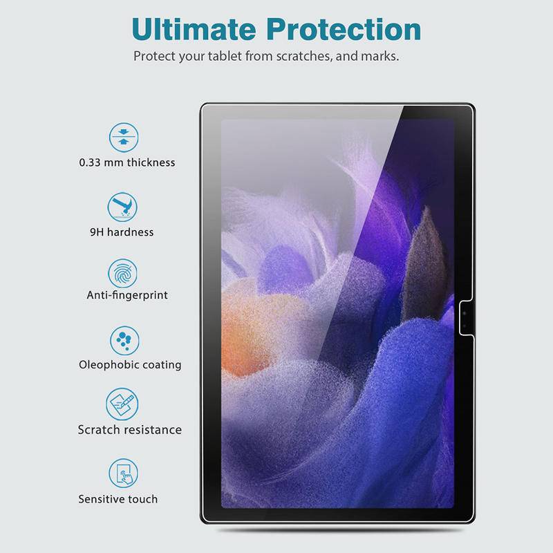 Untuk Samsung Galaxy Tab S8 S7 Plus Ultra S6 A7 Lite A8 S5e T505 P615 Tempered Glass Pelindung Layar Untuk Samsung Tab A 8.0 8.4 10.1 10.5 P355 Tablet HD Bening Film Pelindung