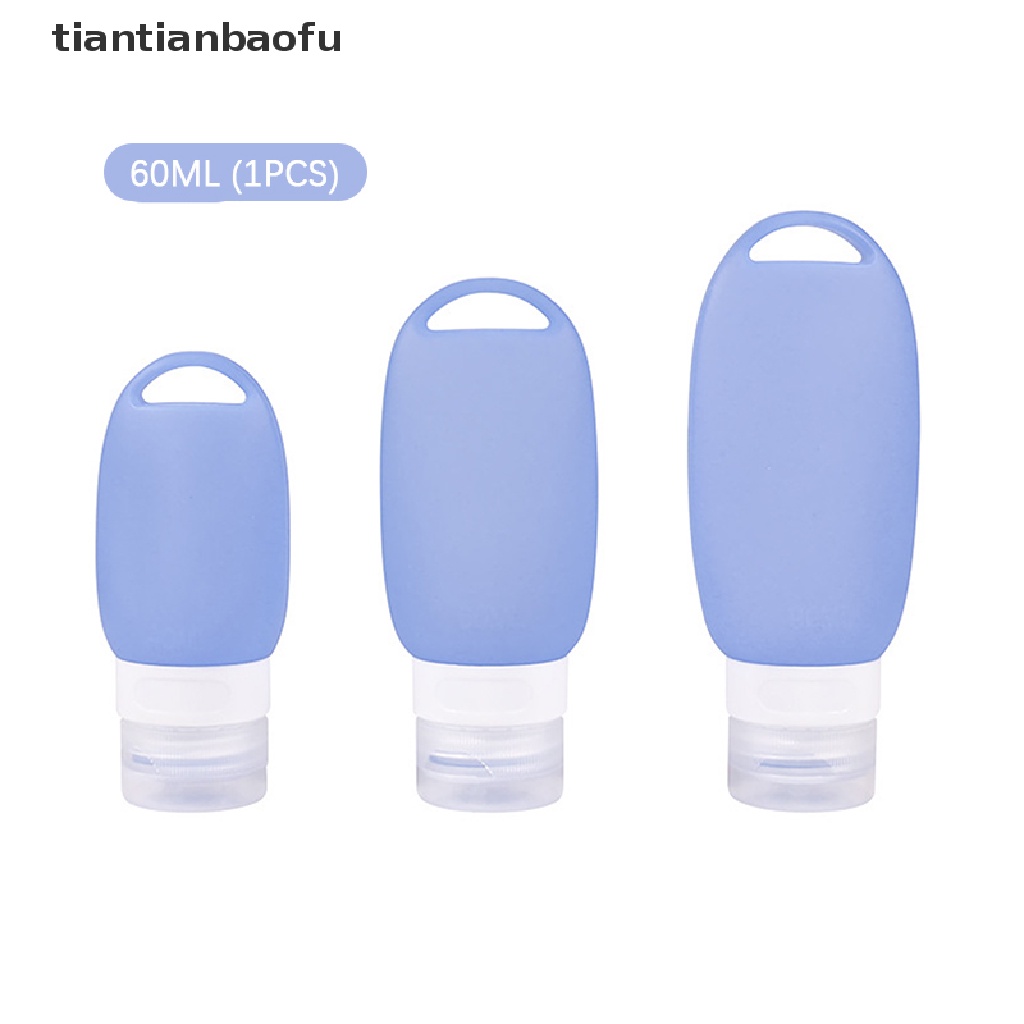 [tiantianbaofu] Botol Kosong Silicone Travel Kit Packing Press Bottle Untuk Butik Wadah Sampel Kecil