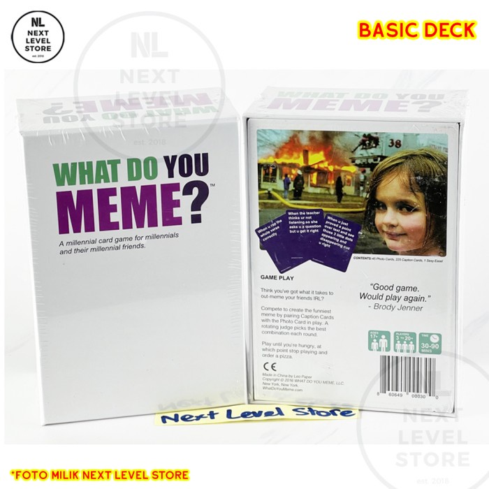 What Do You Meme Entertainment Board Games Card Game Party - Basic