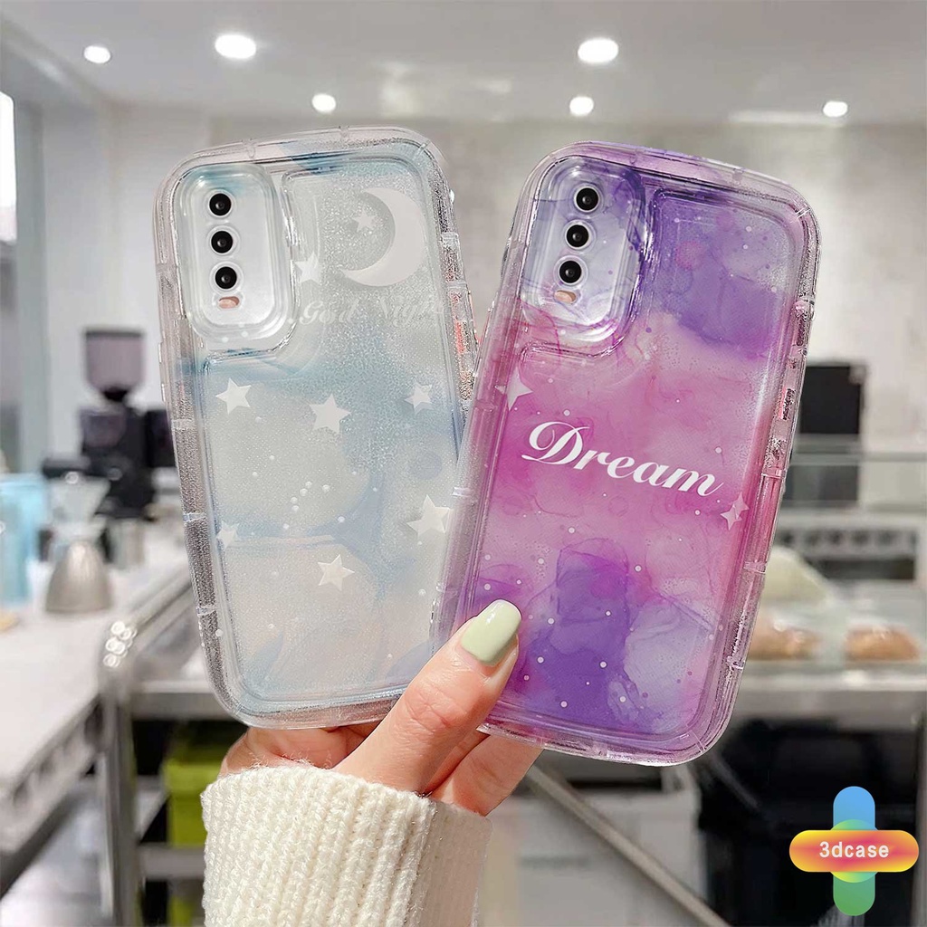 Case VIVO Y35 Y21A Y21T Y12S Y02 Y12 Y22 Y22S Y20 Y16 Y15S Y15C Y91C Y21 2021 Y30 Y21S Y20S Y12i Y3S Y33T Y21E Y21G Y15A Y01 Y01A Y91 Y30i Y93 Y95 Y15 Y17 Y50 Y53S Y51 2020 Y51A Y10 Y33S Y1S Y11 Fantasy Starry Sky Stars Moon Airbag Pasangan Soft Tpu Case