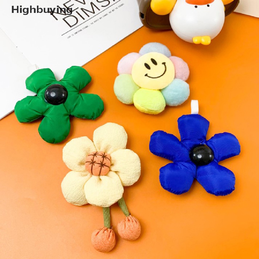 IPHONE Hbid Korea Lucu 3D Bunga Hujan Mewah Griptok Malas Untuk Iphone14 13 Samsung Puff Flower Phone Holder Stand Grip Tok Hadiah Glory