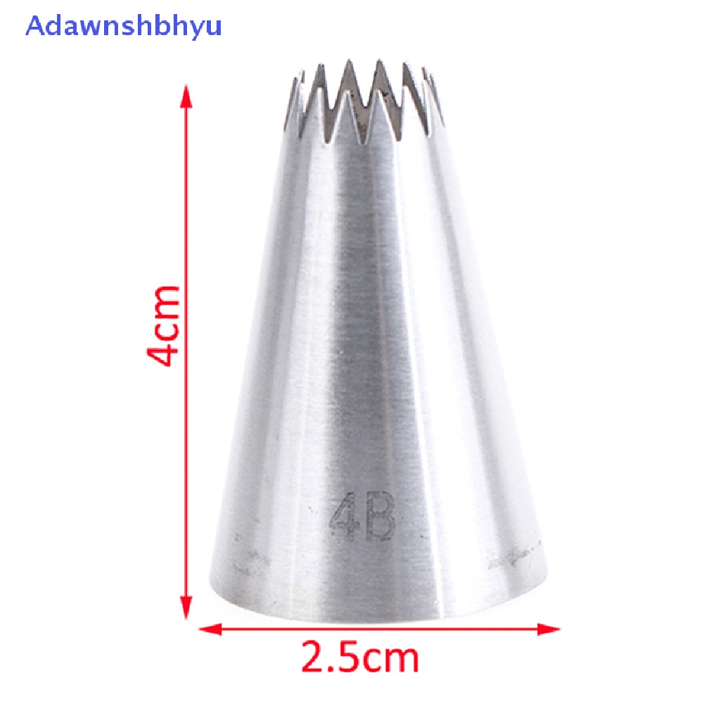 Adhyu 4B# Icing Piping Nozzles Nozzles Pastry Tips Cookies Cake Decorag Tools ID