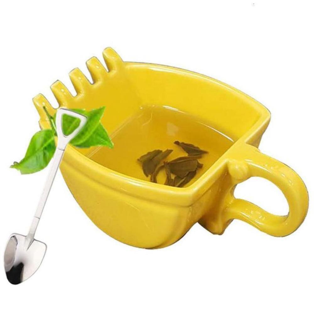 Lanfy Tea Cup Creative 2023gelas Kopi Plastik Ember Excavator Portabel