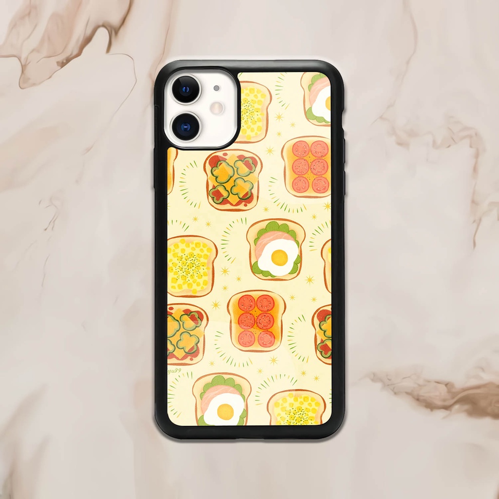 Case Glossy Iphone 11  | Ip11 | Casing Kilau Hp Iphone | Pelindung Hp | Motif Art Cute