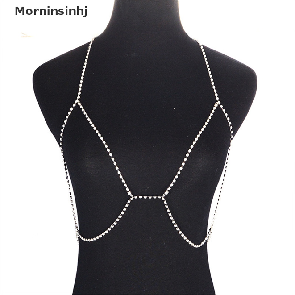 Mornin Rantai Kristal Wanita Fashion Bra Harness Musim Panas Pantai Bralette Rantai Tubuh Perhiasan id