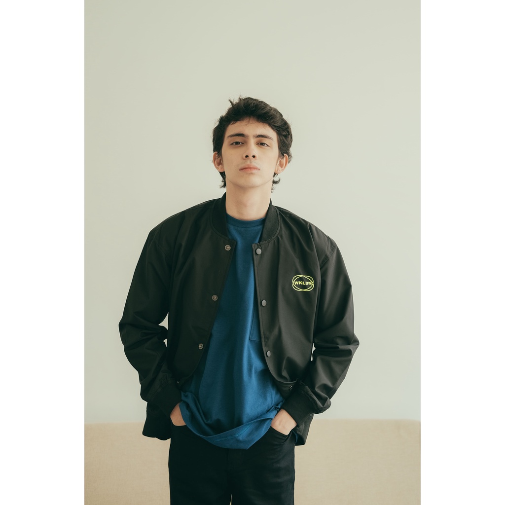 WILL-K LONDON Waves Parachute Jacket in Black