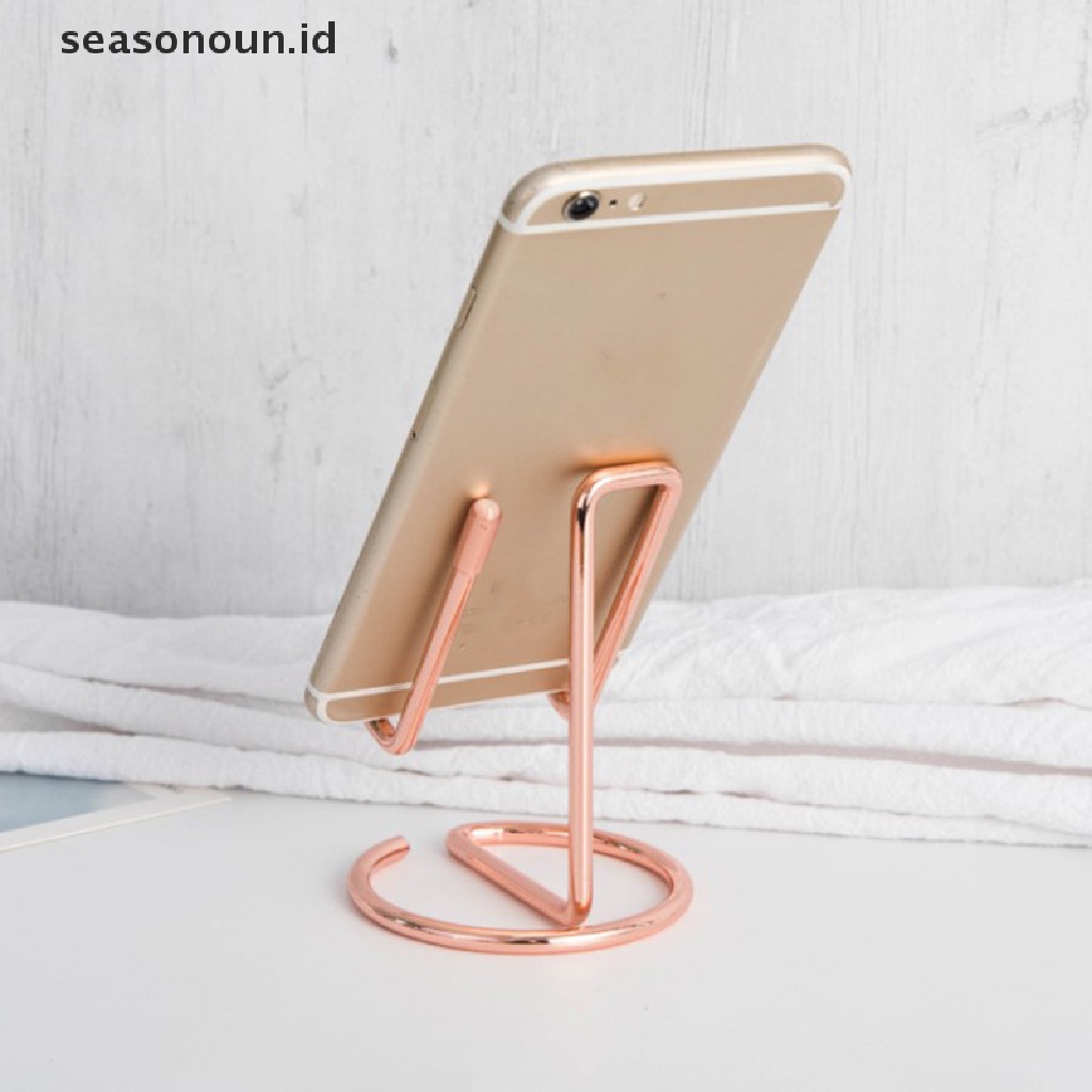 Seasonoun 1pc Adjustable Tablet Handphone Desktop Phone Stand Tablet Dudukan Meja.