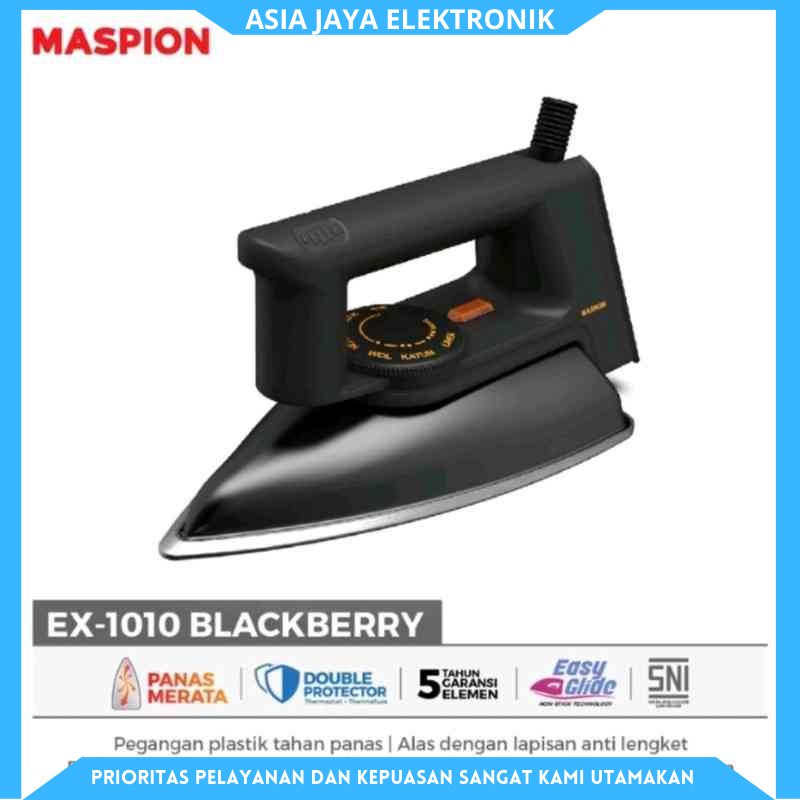 MASPION Setrika EX-1010 BB Exclusive BlackBerry Series