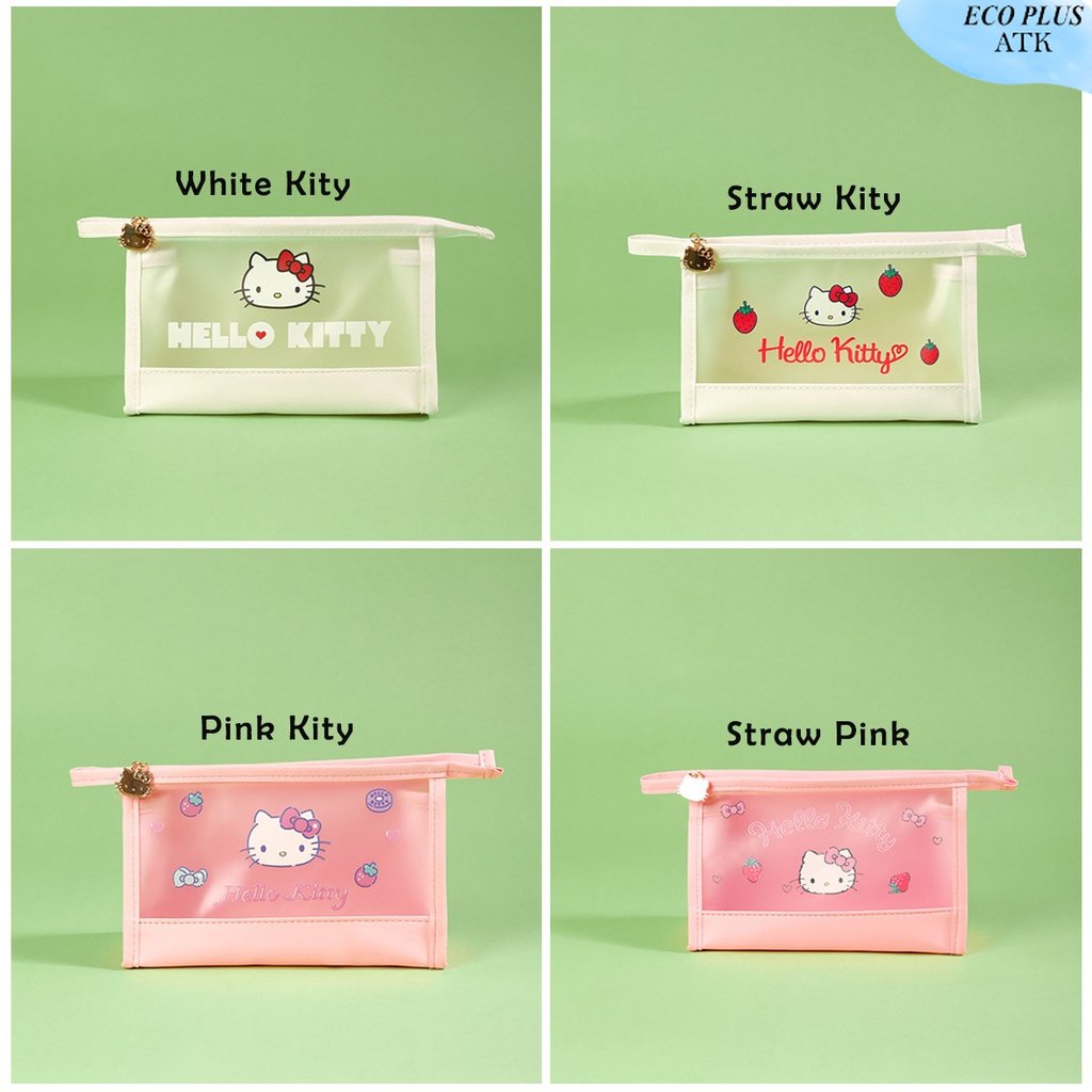 Storage Bag Pen Pensil Dompet Pensil Kosmetik Multifungsi Model Lucu Hkity