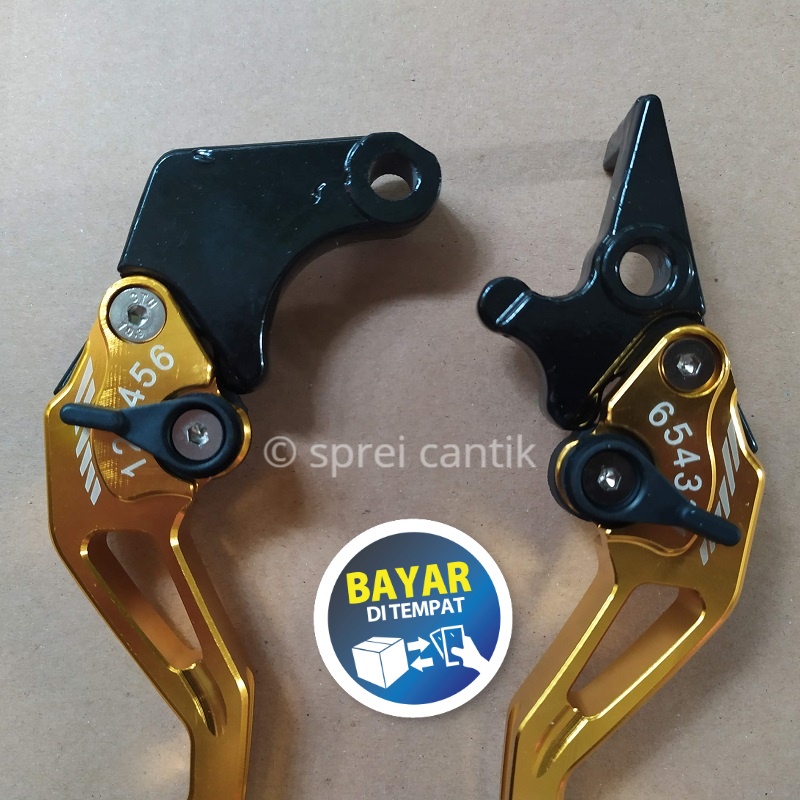 HYS Handle Rem SATRIA FU 150 TIGER VERZA MEGAPRO NEW CB 150 FULL CNC GOLD