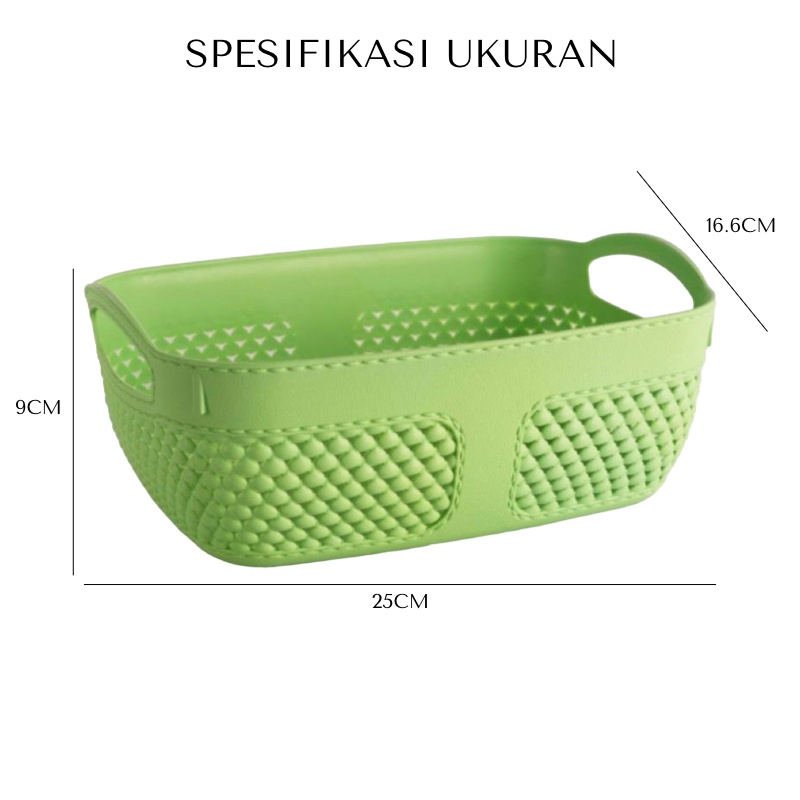 [HKL] KERANJANG SERBAGUNA / STORAGE BASKET BOX / KERANJANG MULITFUNGSI / KERANJANG PLASTIK / KERANJANG BUAHAN