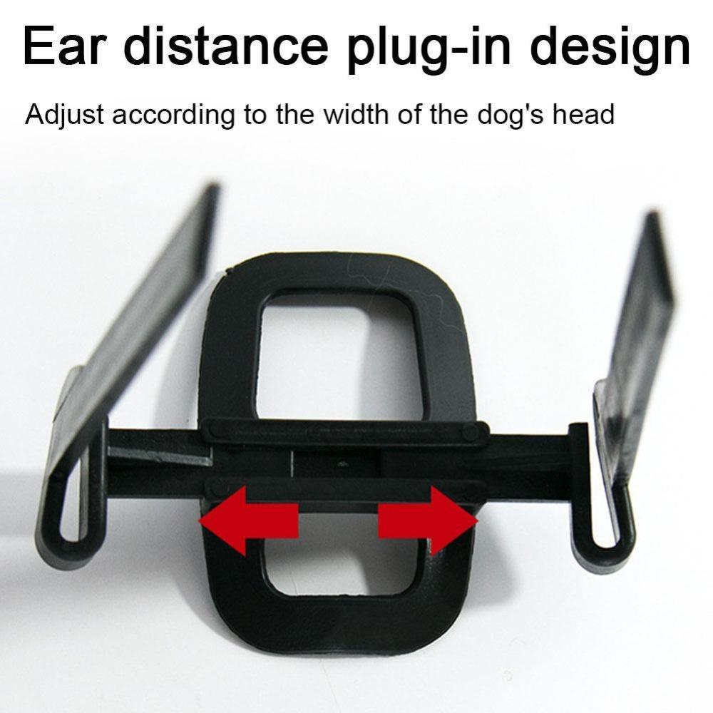 TOP Dog Ear Stand Aksesoris Anjing Alat Penyangga Hitam Tahan Lama