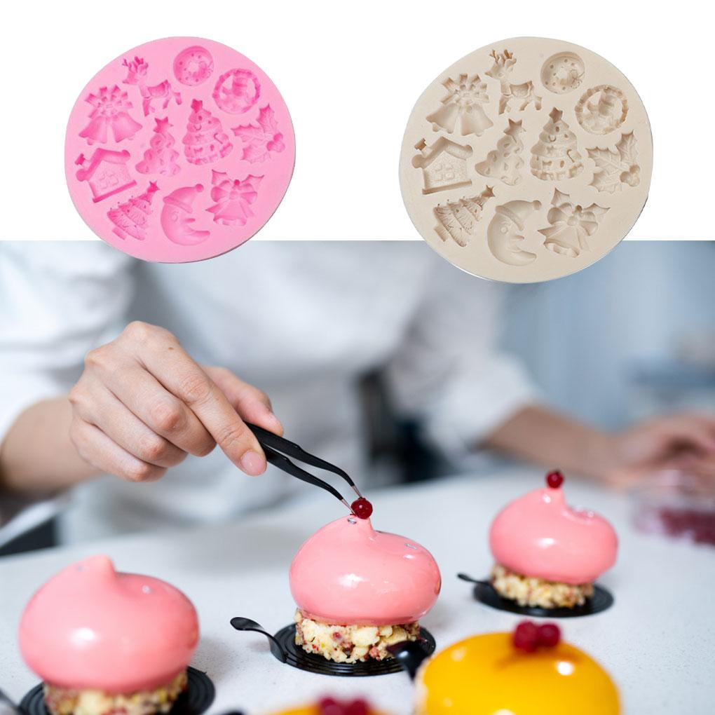 Fondant Cake Silicone Mold Dessert Mould Cetakan Dekorasi Coklat Cookies Bakeware Baking Untuk Dapur Bakery