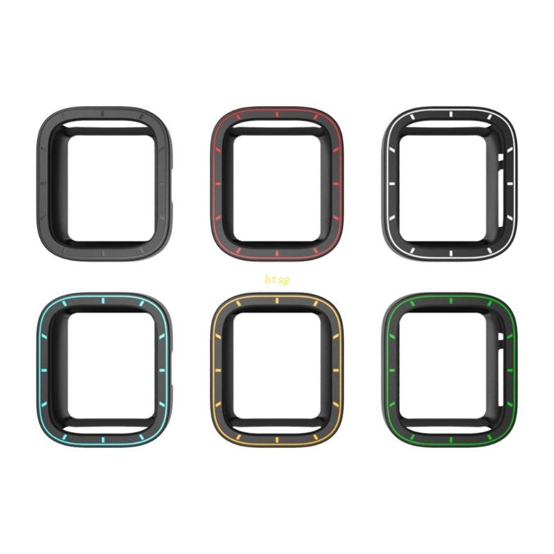 Btsg Smartwatch Anti Debu Case Waterproof Pelindung Shockproof Housing Bingkai Lengan Lembut Bumper-Cangkang Kompatibel Untuk Wat