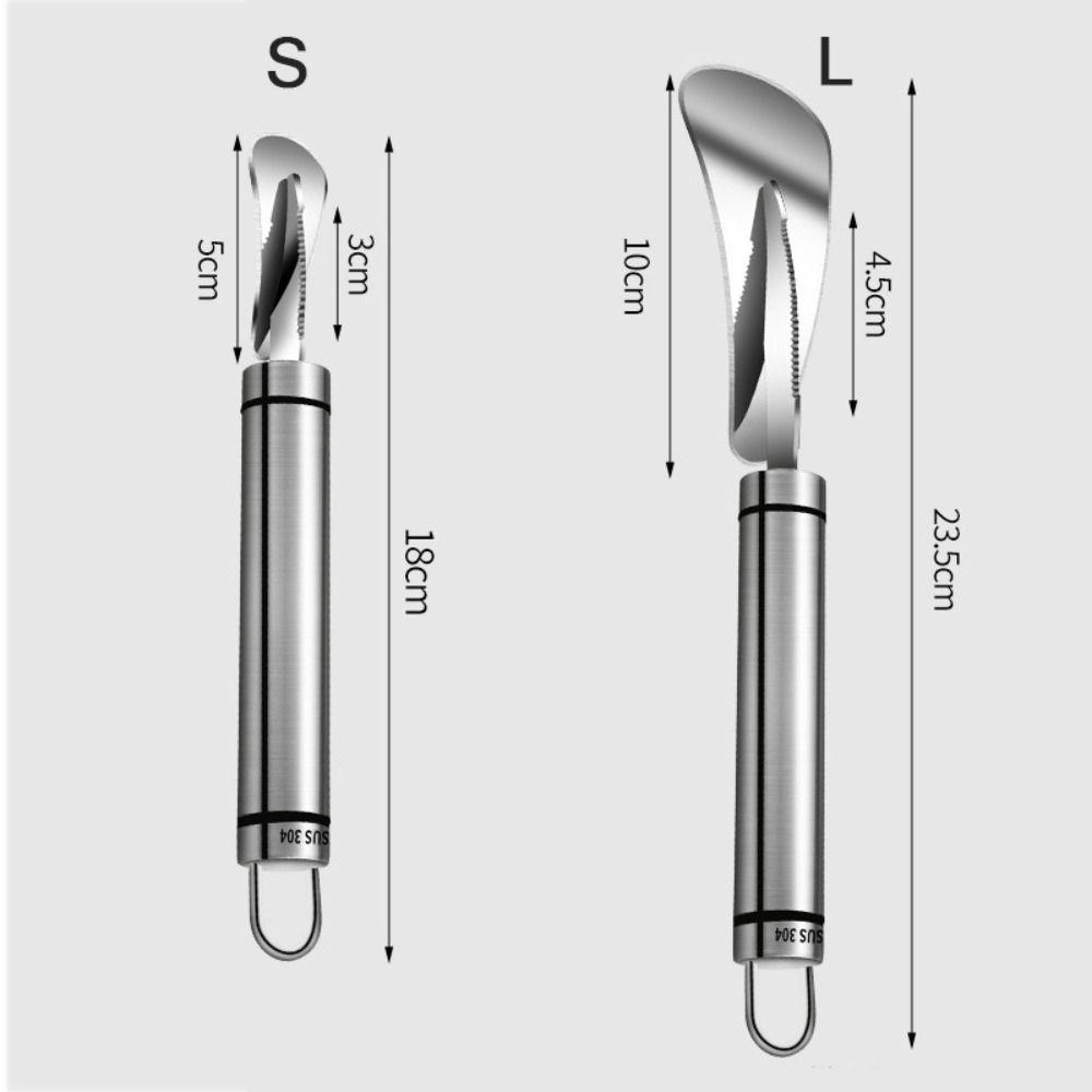 Chookyy Alat Pengupas Jeruk Perlengkapan Rumah Tangga Gadget Dapur Stainless Steel Pembuka Buah Jeruk