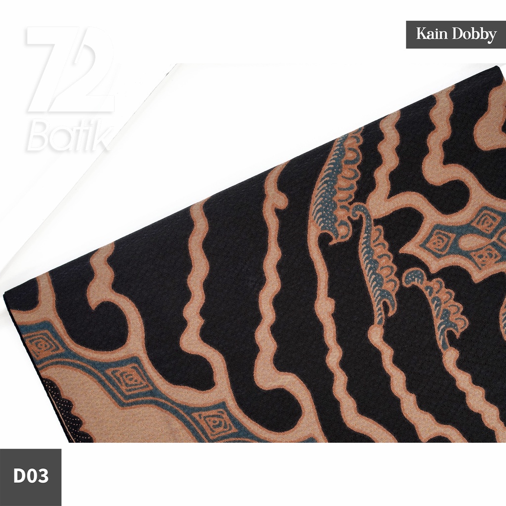 KAIN BATIK PREMIUM Dobby Motif Kawung Kelabang Warna Hitam Coklat 723264 Cap 72 Jarik Jarit Samping Kebat Panjang Batik Dobby Modern Premium Bahan Seragam Batik Pernikahan Kantor Keluarga Murah Kamen Jadi Batik Bali Lembaran