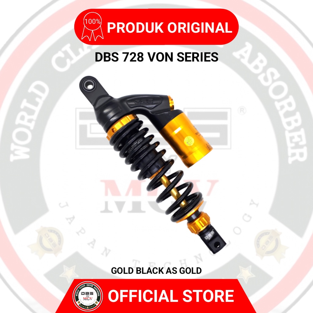 [ BISA COD ] Shock Tabung DBS 728 VON SERIES GENIO BEAT VARIO SCOOPY MIO J GT M3 FINO XEON SOUL GT125 FAZZIO XRIDE LEXI FREEGO