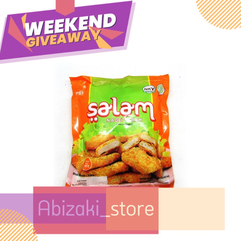 

Abz_ _ SALAM CHICKEN NAGET 250GR