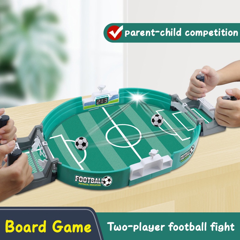 Meja Sepak Bola Mini Football Board Game Untuk Pesta Keluarga Tabletop Soccer Toys Kids Boys Outdoor Brain Game