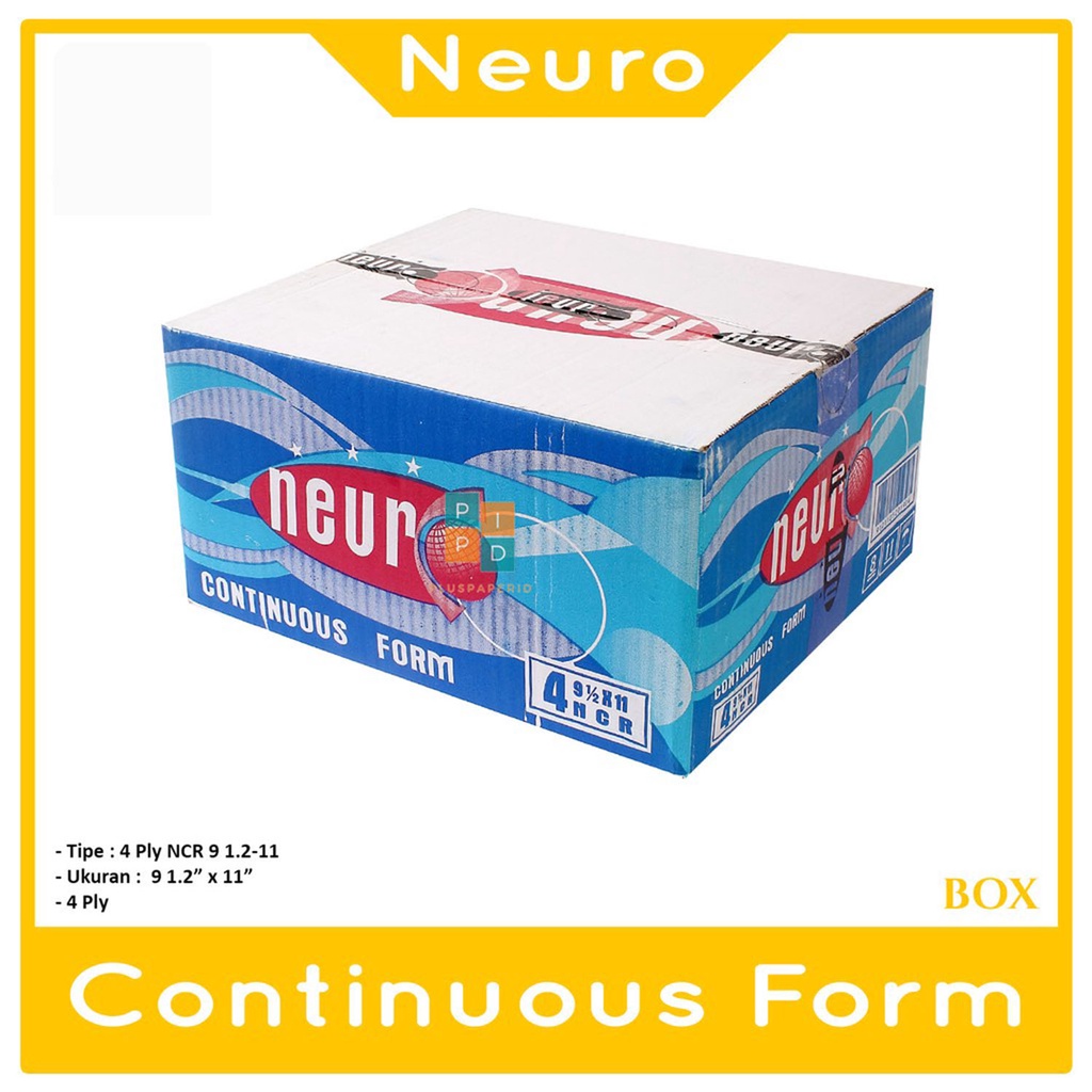 

NEURO - Continous Form 4 Ply 91/2 x 11 ( K4/2 Neuro ) Ncr - Box