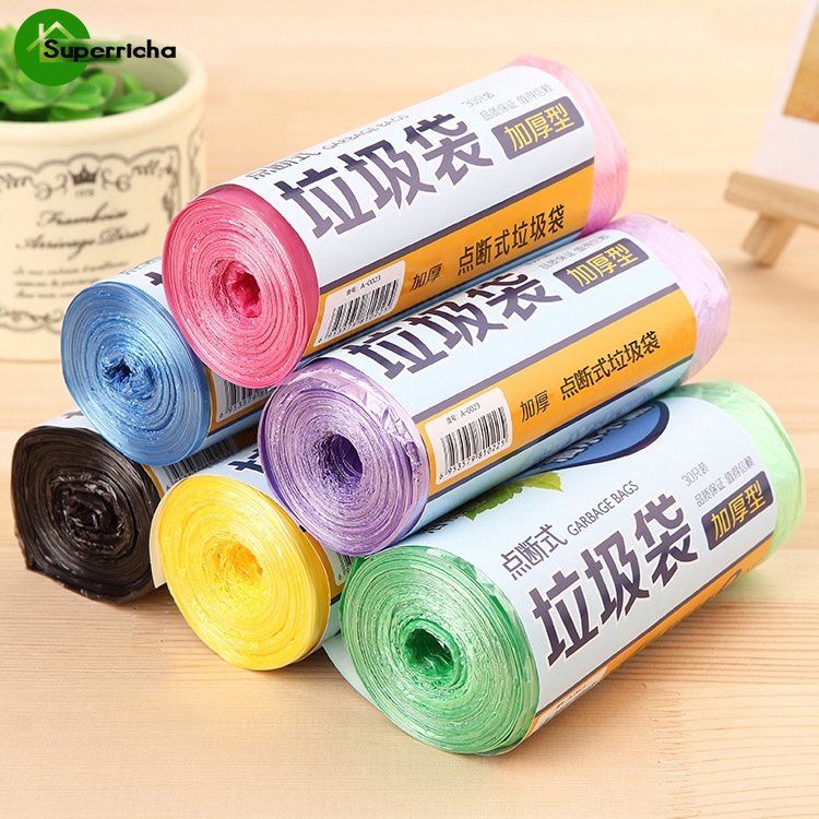 Hot Sale/30Pcs/roll 45 * 55cm Kantong Sampah Dapur/Kantong Sampah Pembersih Breakpoint Tebal/Plastic Trash Bag