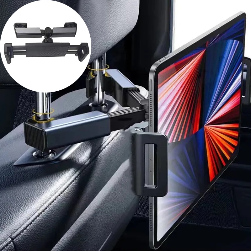 Sandaran Kepala Mobil Portabel Dipasang ABS Dudukan Handphone/Kreatif360° Stand Tablet Dudukan Otomotif Rotatable/Bracket Phones Universal Vehicle Stretchable