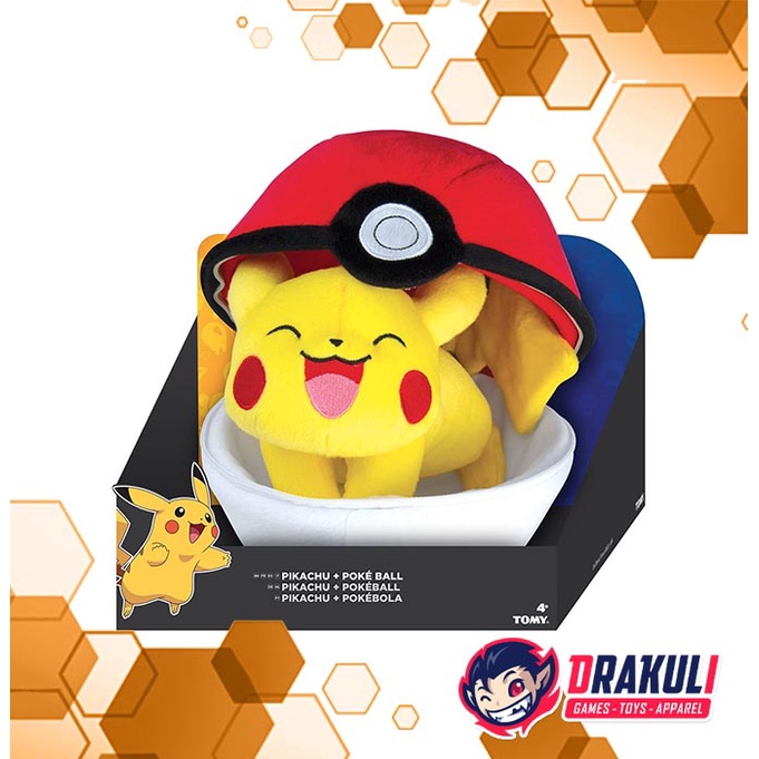 Toys Pokemon Zipper Poke Ball &amp; Pikachu Plush