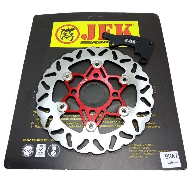 Mvp Gallery - Piringan Cakram  Disc Brake Jfk Full Cnc Floating Lebar 220mm Plus Breket