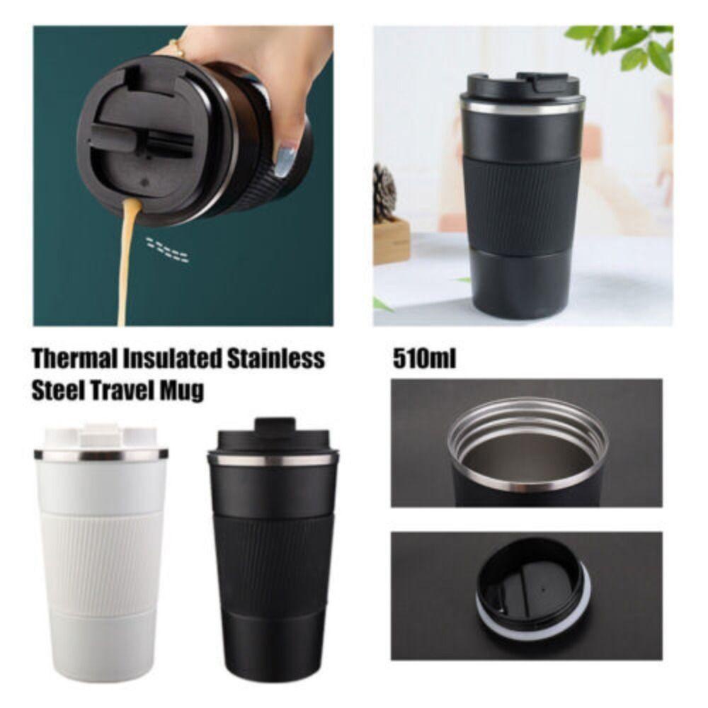 Solighter Mug Kopi Anti Bocor Travel Silicone Sleeve Insulated Cup