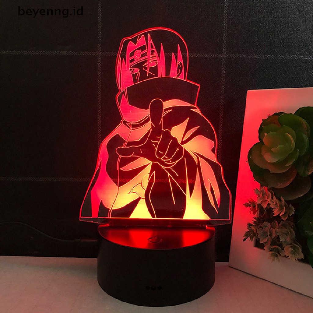 Lampu Tidur Led Beyen Anime Naruto Uzumaki Team7 Sasuke Kakashi Hatake Anak 3D Lamp ID