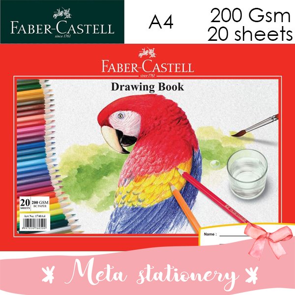 

DISKON SHOPEE/ Drawing Book Faber Castell A4