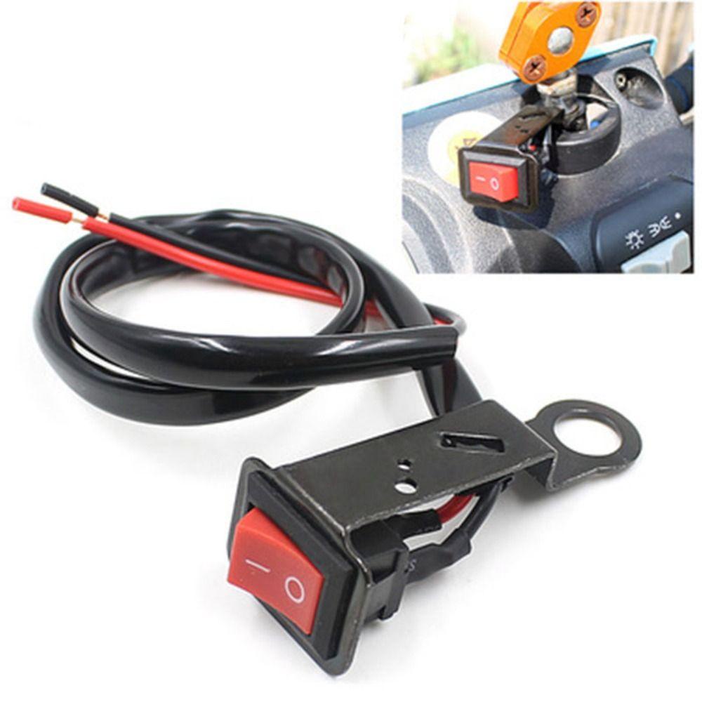 POPULAR 3pcs Saklar Stang Motor Aksesoris Berguna Stang Refit Tombol Kontrol Lampu Moto Light Controller