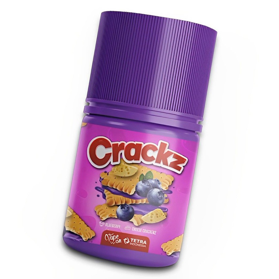 ORIGINAL LIQUID CRACKZ V6 BLUEBERRY CHEESE CRACKERS 60ML