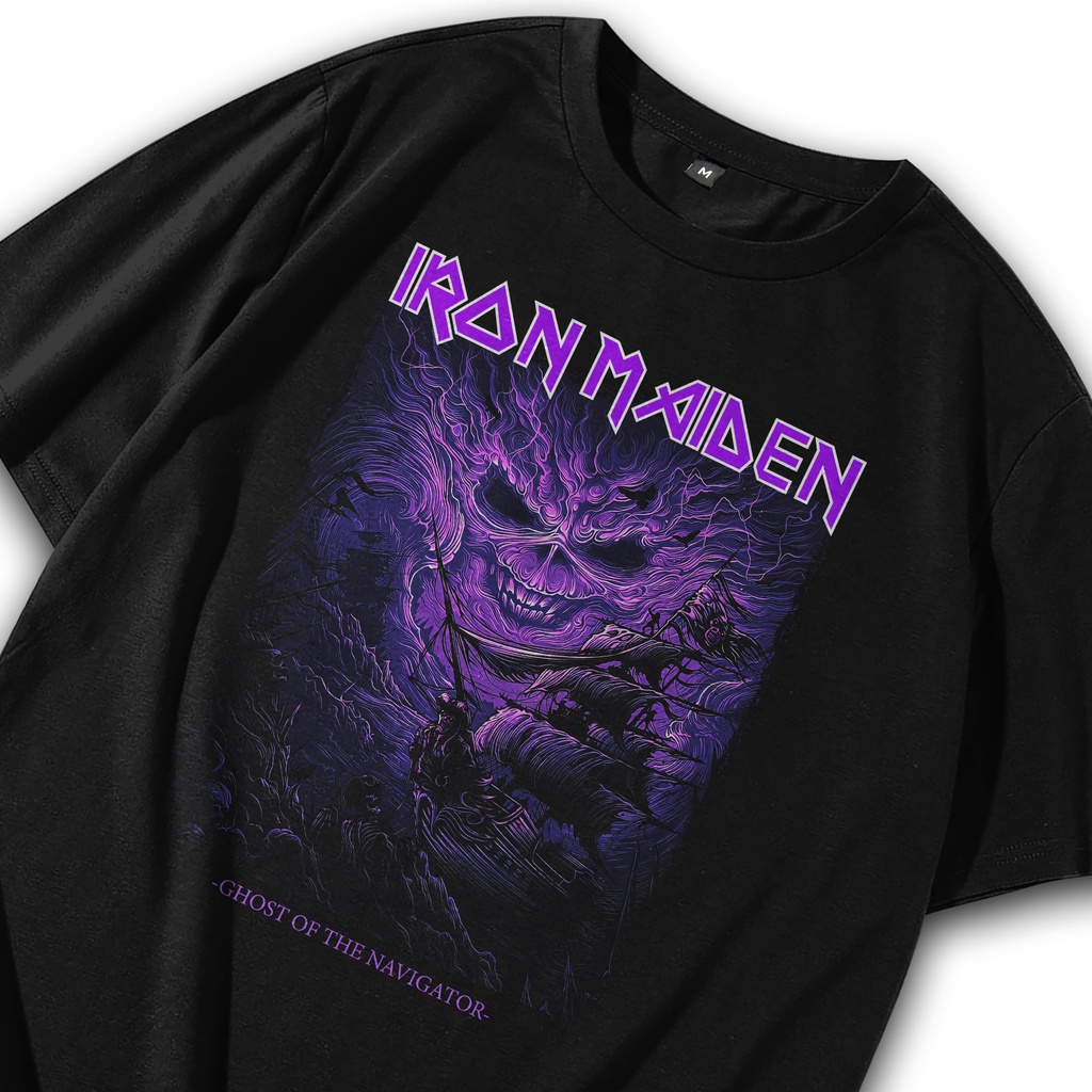 Kaos Musik / Kaos Band Oversize / Tshirt Band Iron Maiden Ghost / T shirt Band / Baju Band / Metal P